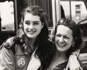 Actor Brooke Shields and her mother Teri in 1980
