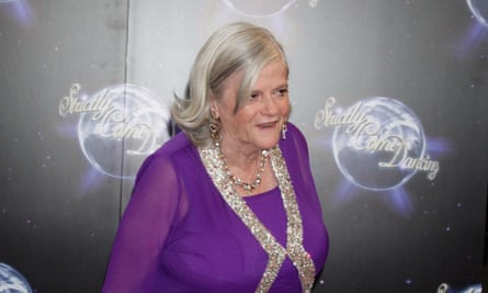 Ann Widdecombe at the Strictly Come Dancing launch show, 2010.