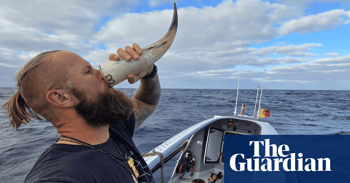 'Like a zombie': Aurimas Mockus and his gruelling quest to row from San Diego to Brisbane - mostly naked
