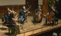the Belcea Quartet on stage at Wigmore Hall.