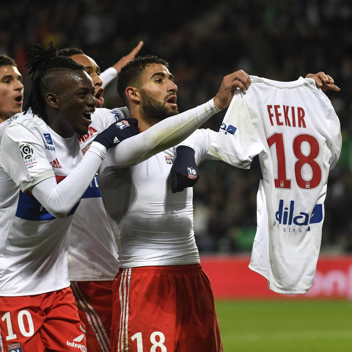 Violence Erupts As Lyon Demolish St Etienne In Ligue 1 S Fiercest Derby Ligue 1 The Guardian