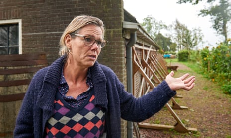 Annemarie Heite, whose home in Groningen has been scheduled for demolition after earthquakes caused by oil drilling.