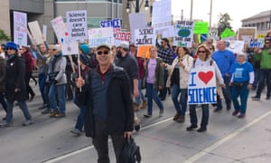 Dr. Kevin Trenberth at the March for Science on 22 April 2017 in Denver, Colorado.