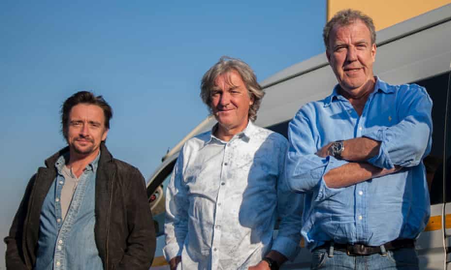 Richard Hammond, James May and Jeremy Clarkson on The Grand Tour.
