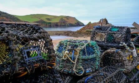 Lobster pots in Hope Cove