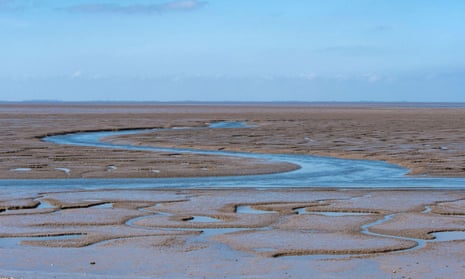 View across the Wash estuary from Snettisham in Norfolk.