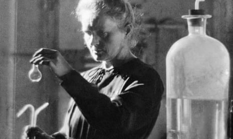 Marie Curie, the only woman to have won two Nobel prizes, in her Paris laboratory in 1925.