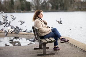Helen Simpson near her home having a rest day.