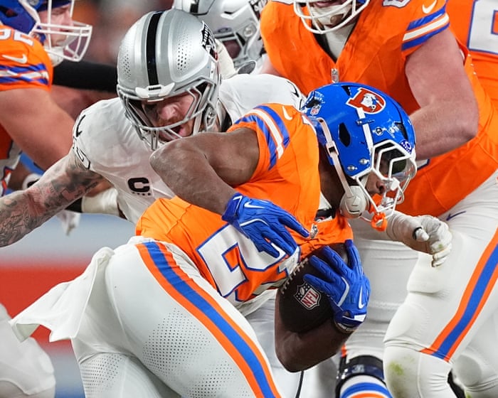 Denver defense delivers as Broncos edge Raiders to keep NFL’s best record
