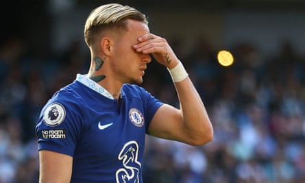 Chelsea’s Mykhailo Mudryk is hardly an insoluble problem. All he needs is a stable base, a coherent existing structure and time to learn. Photograph: Carl Recine/Reuters