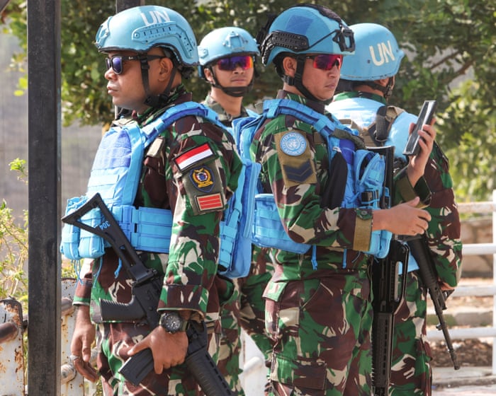 Israeli drones dropped grenades near peacekeepers in south Lebanon, UN says