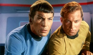William Shatner and Leonard Nimoy in Star Trek