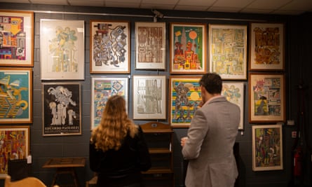 A selection of prints by the pop art pioneer Eduardo Paolozzi