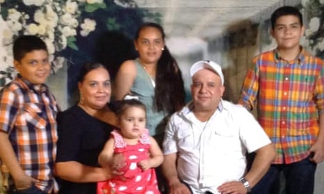 Maribel Trujillo and her family.