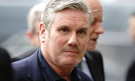 Labour leader Sir Keir Starmer arrives for the Rupert and Lachlan Murdoch annual party at Spencer House, St James’ Place in London, on 22 June.