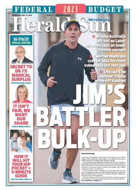 The Herald Sun front page