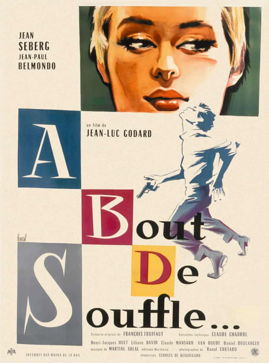 French New Wave Film Posters They Broke The Rules Graphic Design The Guardian French New Wave Film Posters They Broke The Rules Graphic Design The Guardian