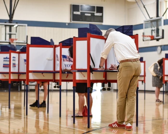 Polls begin closing in Michigan with eyes on high-stakes Democratic primary for US Senate seat – live updates — image supplied by The Guardian US's feed