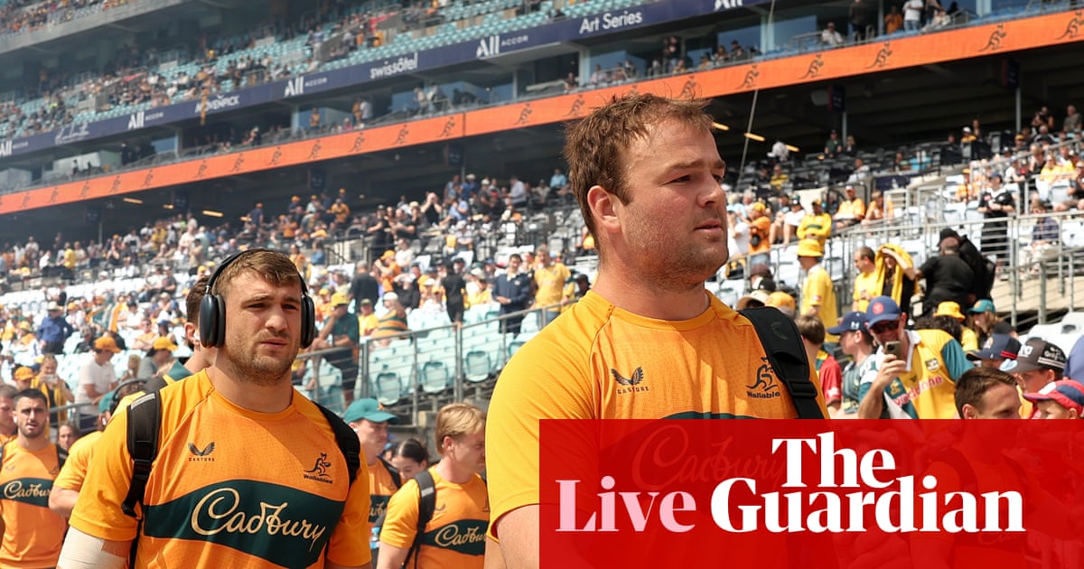 Australia v New Zealand: Bledisloe Cup rugby union international – live