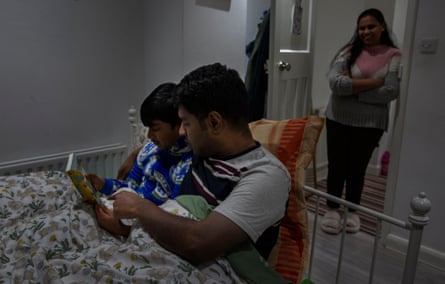 Bejoy’s son, Emanuel, is often asleep by the time he arrives home but sometimes, as a special treat, he is allowed to stay awake and read until his father returns