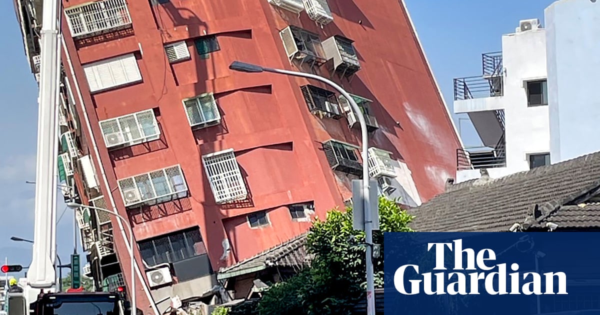 Taiwan 7.2 magnitude earthquake – in pictures | World news | The Guardian