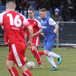 Joe Morrell in action for Margate.