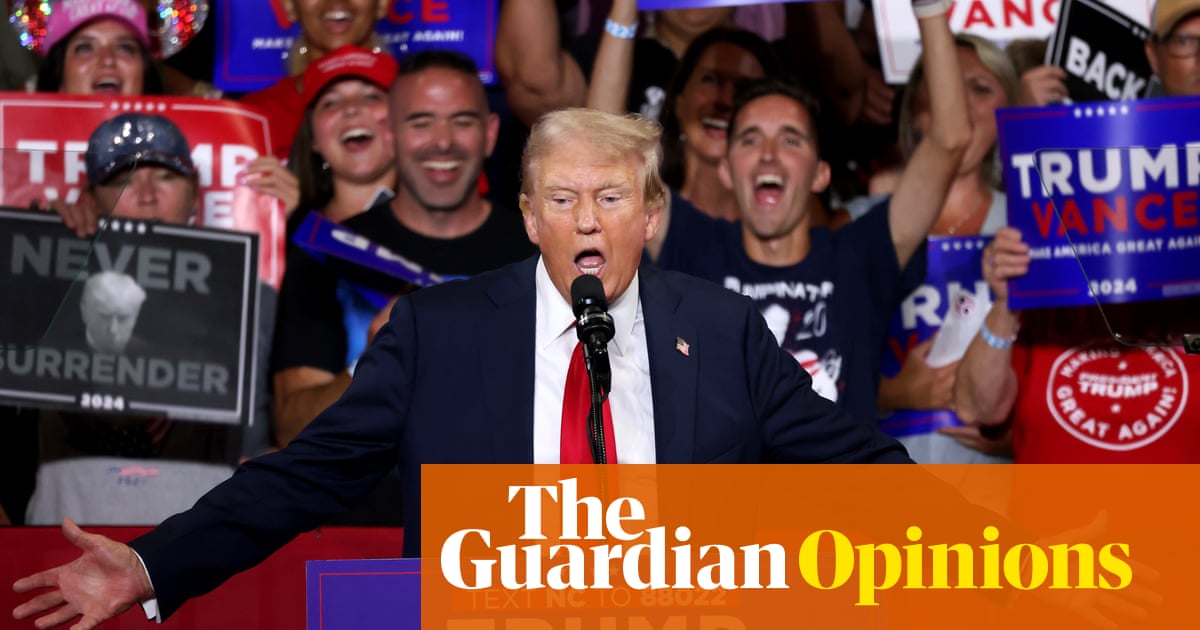 Donald Trump is desperate to land a punch on Kamala Harris. But he fails