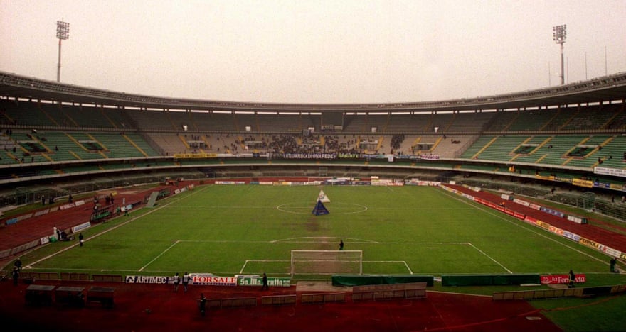 The Stadio Marcantonio Bentegodi in March 2001.