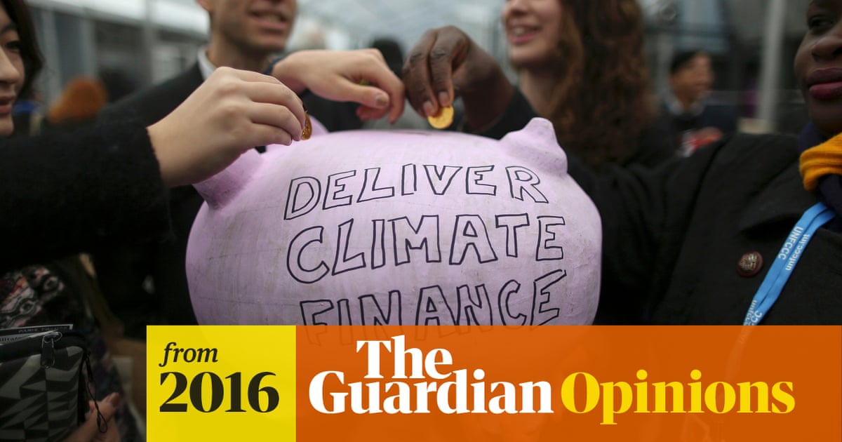 We print money to bail out banks. Why can’t we do it to solve climate change?