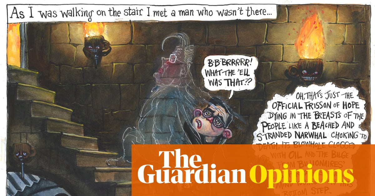 Martin Rowson on Andy Burnham taking over from Keir Starmer – cartoon