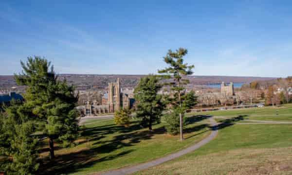 Mennen Hall and Campus,Cornell University,Ithaca
