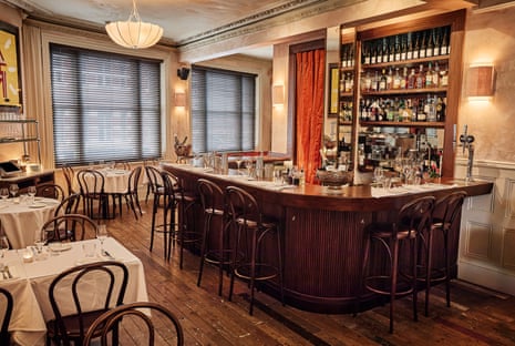 One Club Row, London E1: 'Battered stuff, things in buns, strong drinks: a thrilling, retro ride' – restaurant review | Restaurants | The Guardian