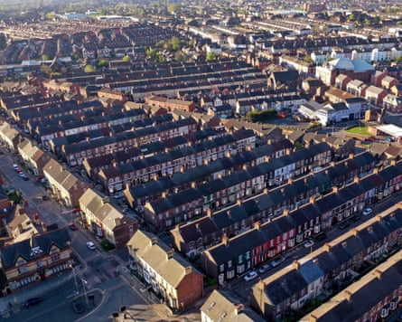 Aerial view of Liverpool