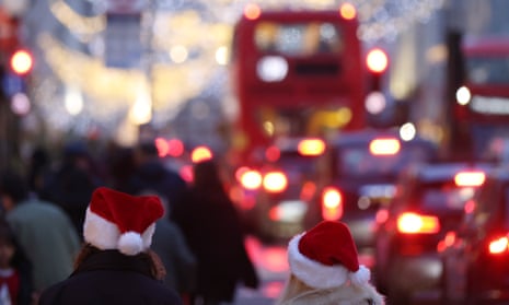 Shoppers on London’s Regent Street in December 2021. The Christmas period is when most consumer industries make the bulk of their profits