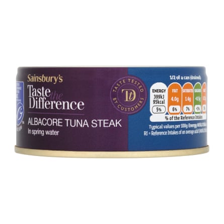 Sainsbury’s 160g in Spring Water Albacore Tuna Steak, Taste the Difference (120g Drained)