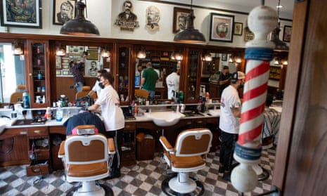 A barbers in Italy