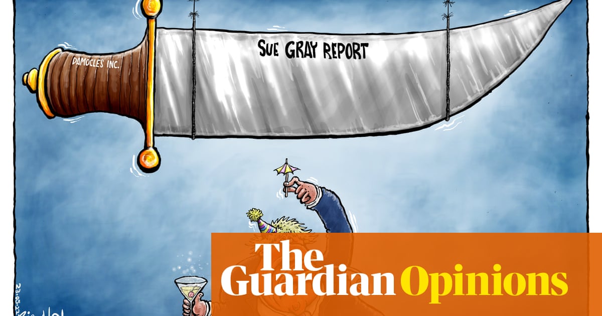 Brian Adcock on the looming Sue Gray report – cartoon