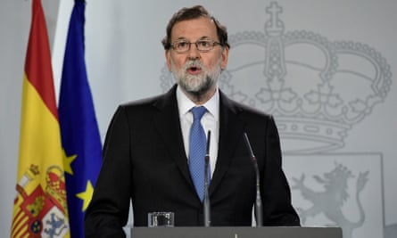 The Spanish prime minister, Mariano Rajoy