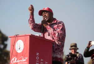 Movement For Democratic Change (MDC) Alliance leader Nelson Chamisa.