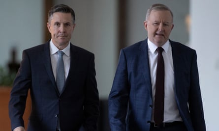 Prime minister Anthony Albanese (right) and health minister Mark Butler.