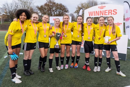 Chislehurst School for Girls win the final of the Alessia Cup to take the trophy.