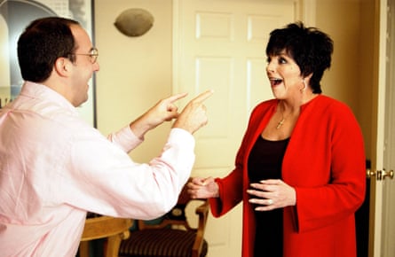 With Tony Hale in Arrested Development.