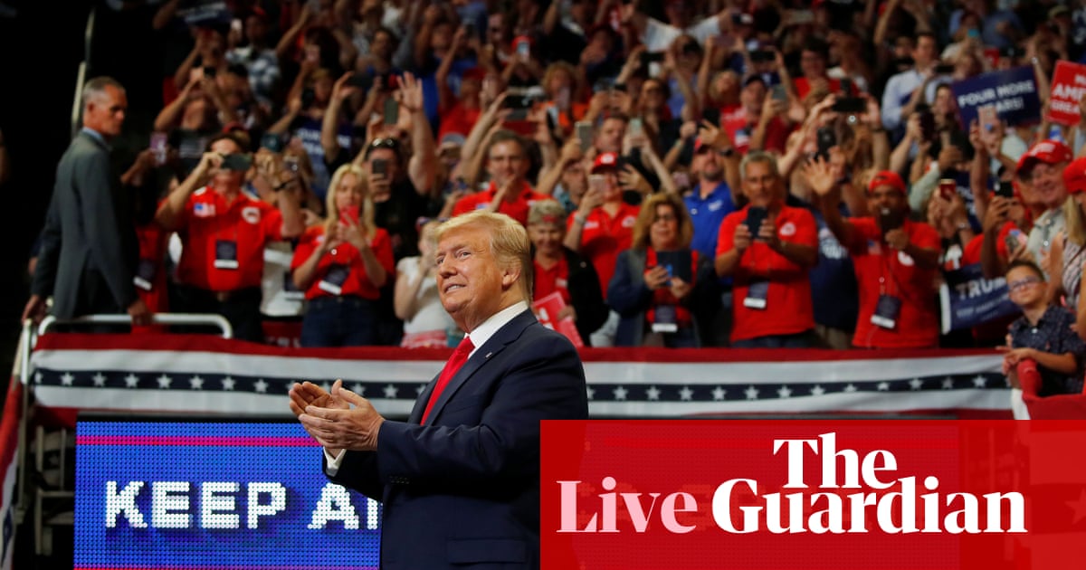 Trump 2020 launch: Bernie Sanders attacks president's 'lies' and 'distortions' – as it happened