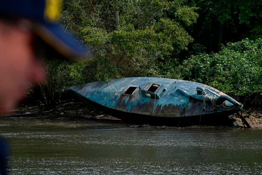 A derelict submarine