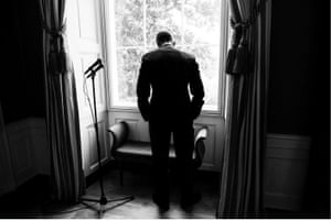 It's nearly time to say goodbye, as Obama waits pensively to make a public appearance during his last months in office.