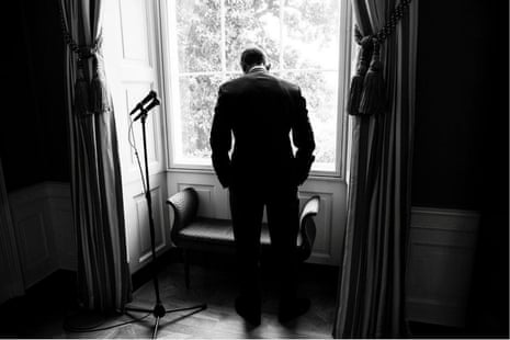 It’s nearly time to say goodbye, as Obama waits pensively to make a public appearance during his last months in office.