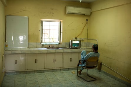 At the Helmand Drug Addict’s Treatment Center in the provincial capital, Lashkar Gah, patients who are admitted either voluntarily or by family or tribal elders, undergo a 45 day treatment program.