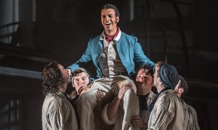 Roderick Williams as Billy Budd in Opera North’s October 2016 production.