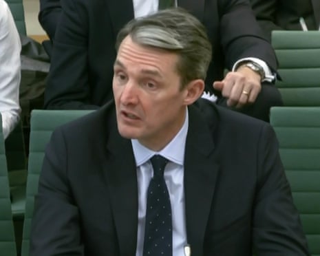 Paul Thwaite, chief executive of NatWest, appearing before the Treasury committee in the House of Commons in 2024.