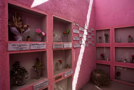 A memorial to the missing detainees, located inside the municipal cemetery of Calama